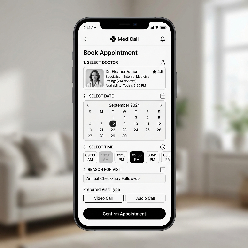 Healthcare telemedicine application